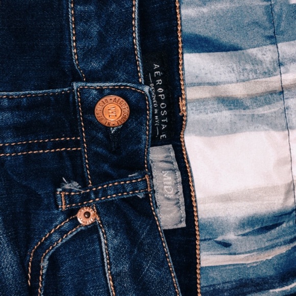 Aero Midi Jean Shorts - Picture 5 of 5